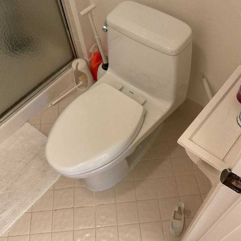 Toto Ultra Max toilet in residential bathroom