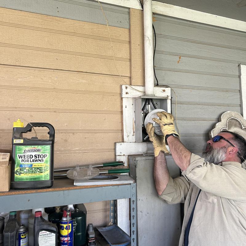 Main electrical breaker panel upgrade in garage