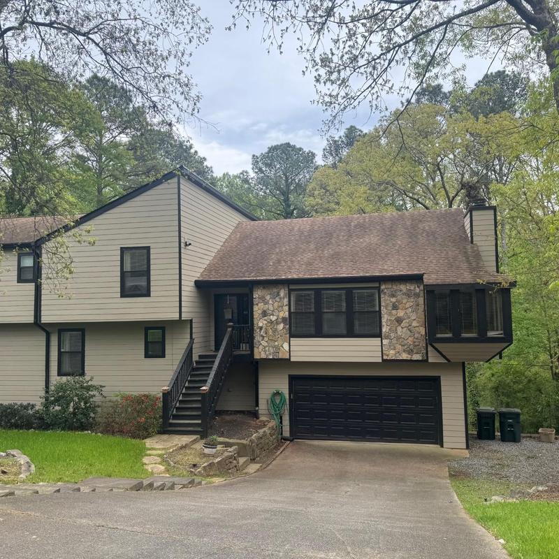 Asphalt shingle roof on residential house Marietta GA