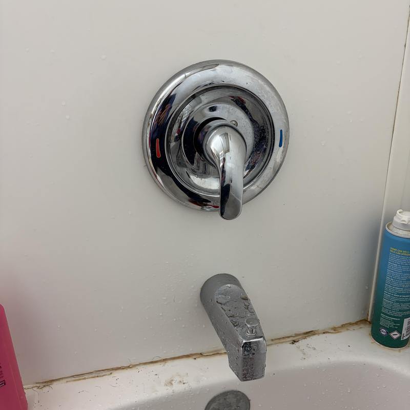 Moen shower handle and cartridge water shutoff Moen shower handle and cartridge water shutoff