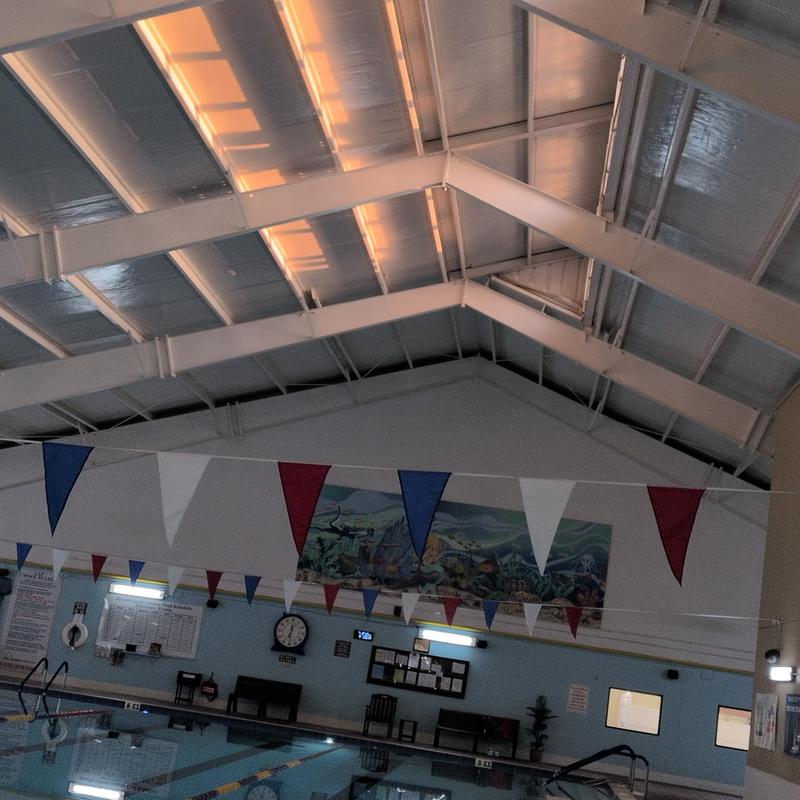 Kynar metal roof and TPO membrane installation