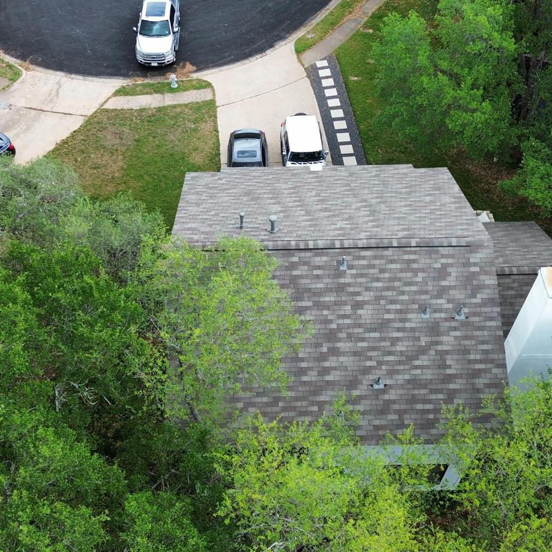 GAF 3-tab shingles on residential roof in Austin, TX