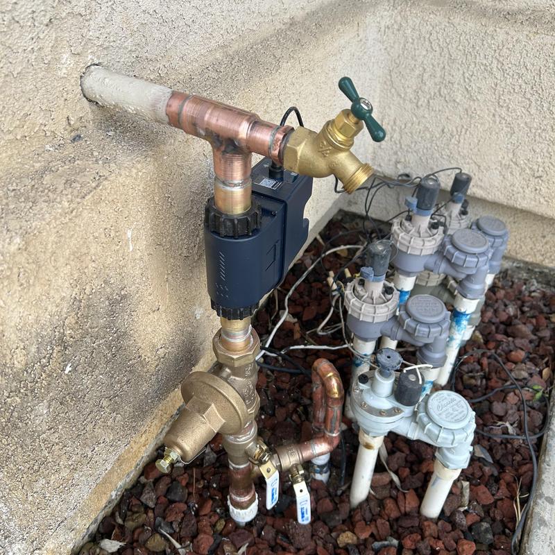 Moen Flo water monitoring and shutoff valve installation