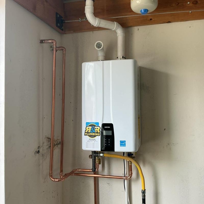 Navien NPE 240A2 tankless water heater installation