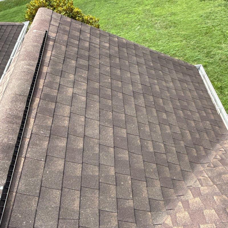 Asphalt shingle roof with hail damage inspection in Tennessee