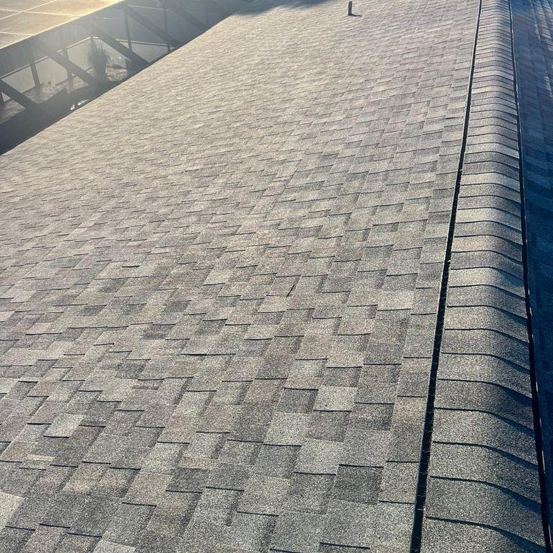 Tamko Heritage AR asphalt shingle roof in Thunderstorm Gray