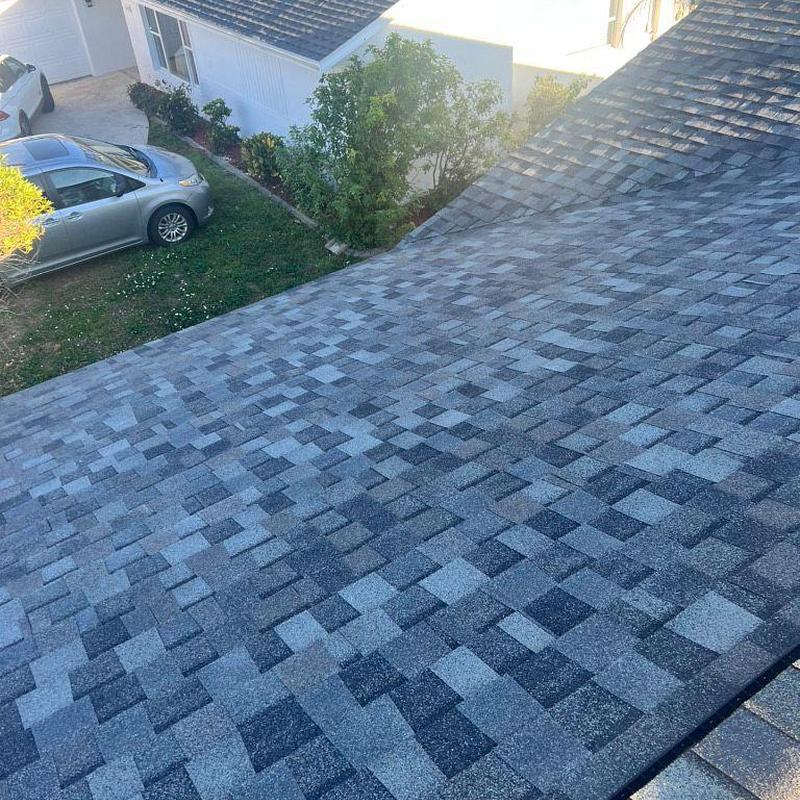 Tamko Heritage AR shingles in Thunderstorm Gray installation