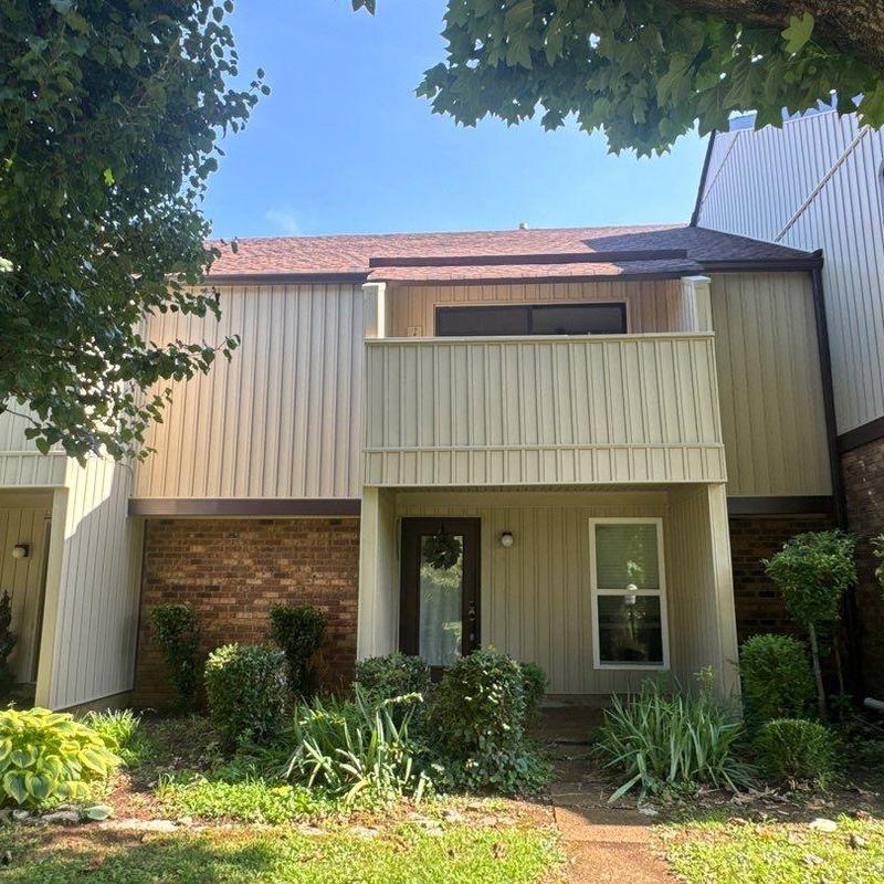 Residential roof with hail damage inspection