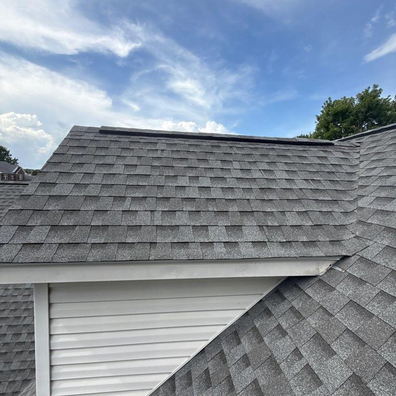 Asphalt shingle roof with hail damage in Smyrna, TN
