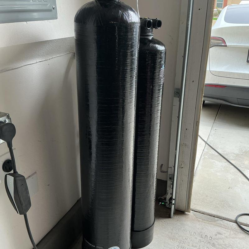 Spring Well whole-house filtration and conditioning tanks