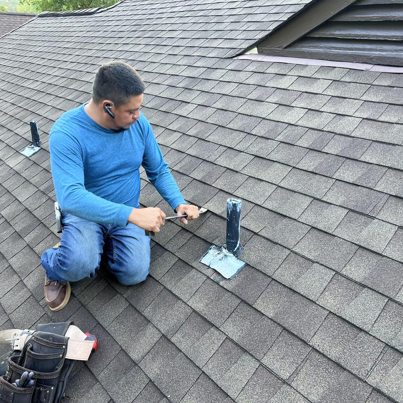 Pipe flashing on low-slope shingle roof installation