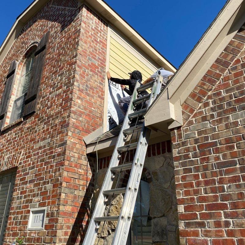 LP SmartSide siding installation on home exterior
