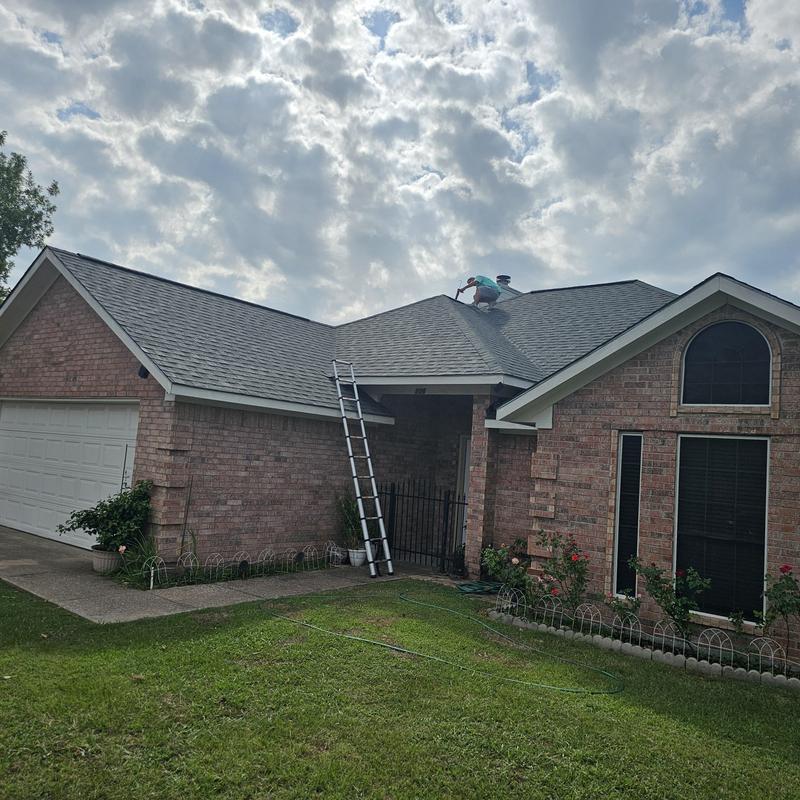 Asphalt shingle roof inspection for hail damage