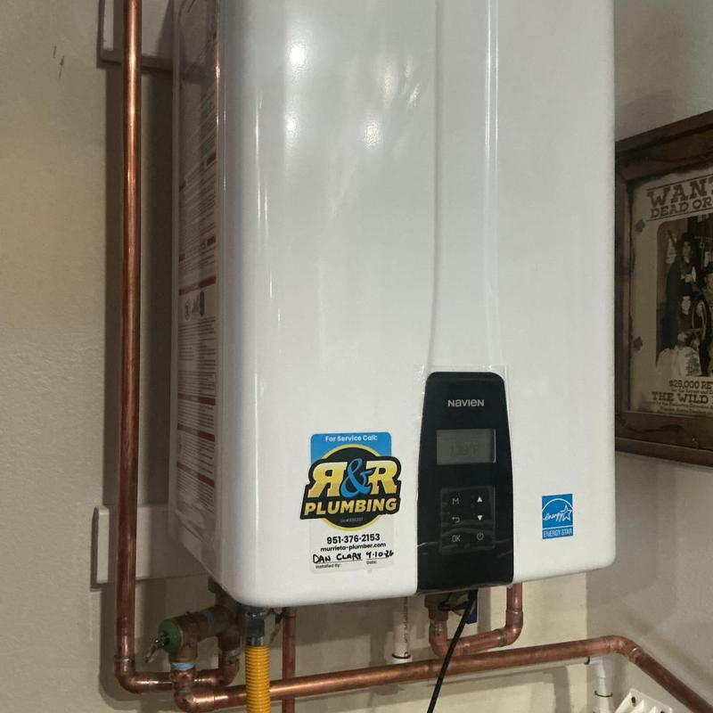 Navien NPE-240A2 natural gas tankless water heater installation