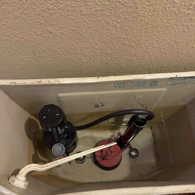 Toilet tank fill valve and flush gasket replacement