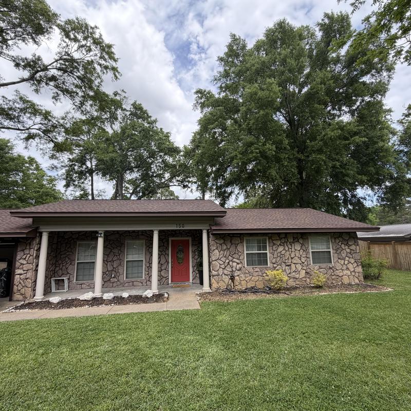 HDZ architectural shingle roof on stone house Madison MS