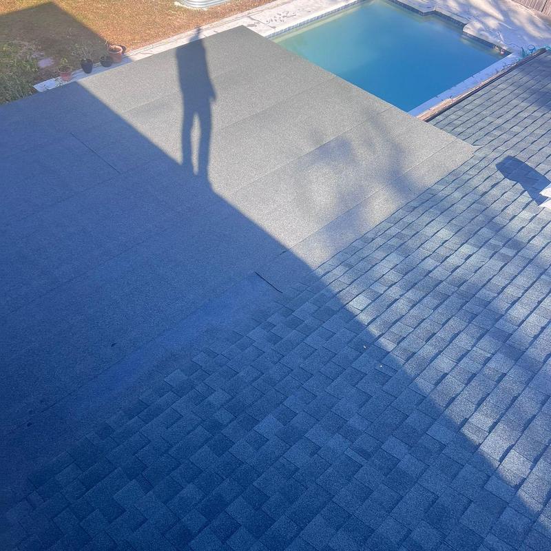 Tamko Titan XT architectural shingle roof near pool