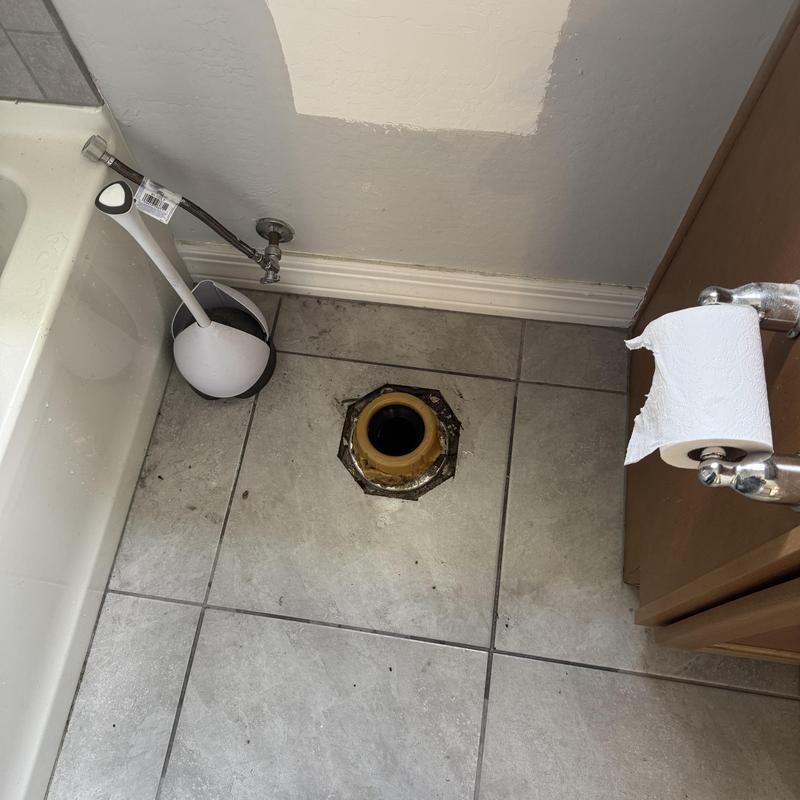 Casita bathroom toilet flange in Goodyear, AZ