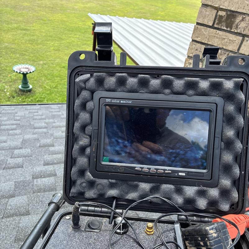 Sewer camera system monitor for pipe inspection