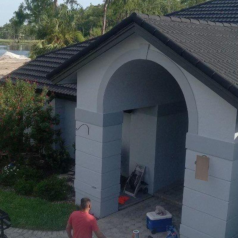 Pacific profile stone-coated steel roof in Charcoal