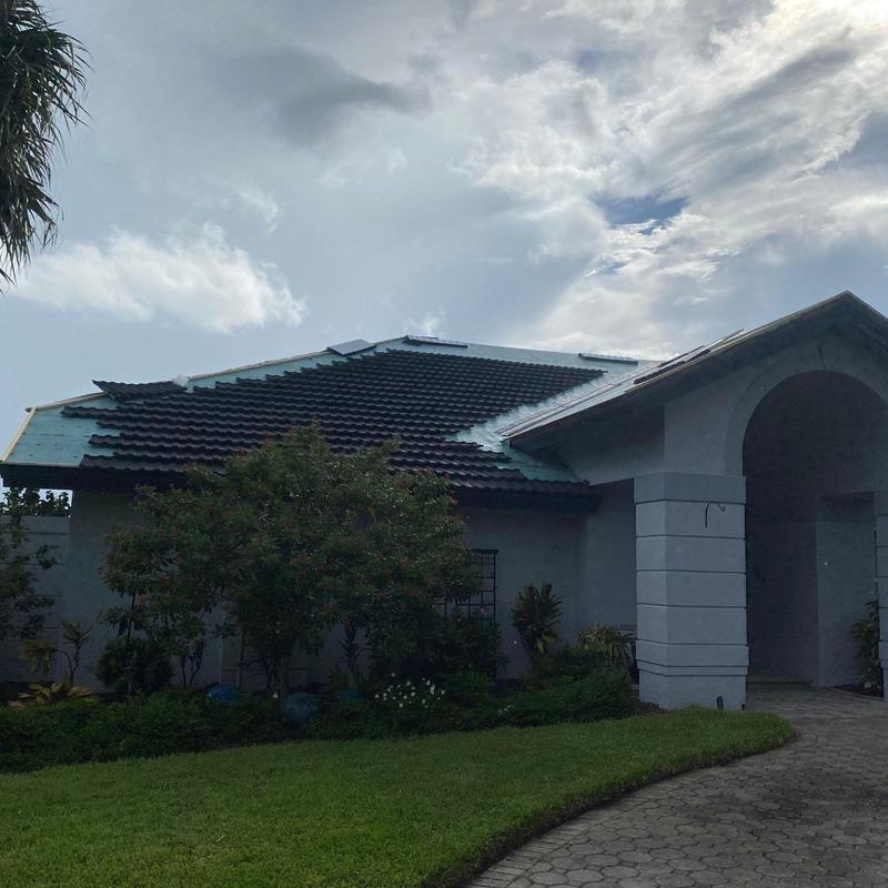 Pacific Charcoal stonecoated steel roof in Estero, FL