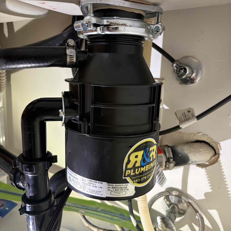 Badger 5 garbage disposal installation under sink