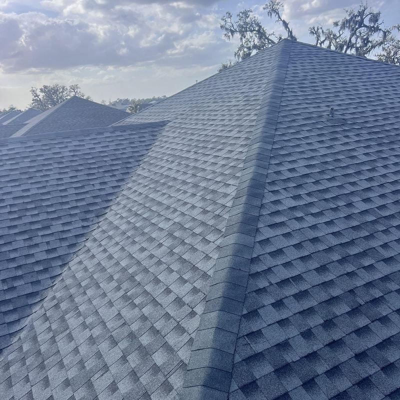 GAF Timberline HDZ Slate roof installation close-up