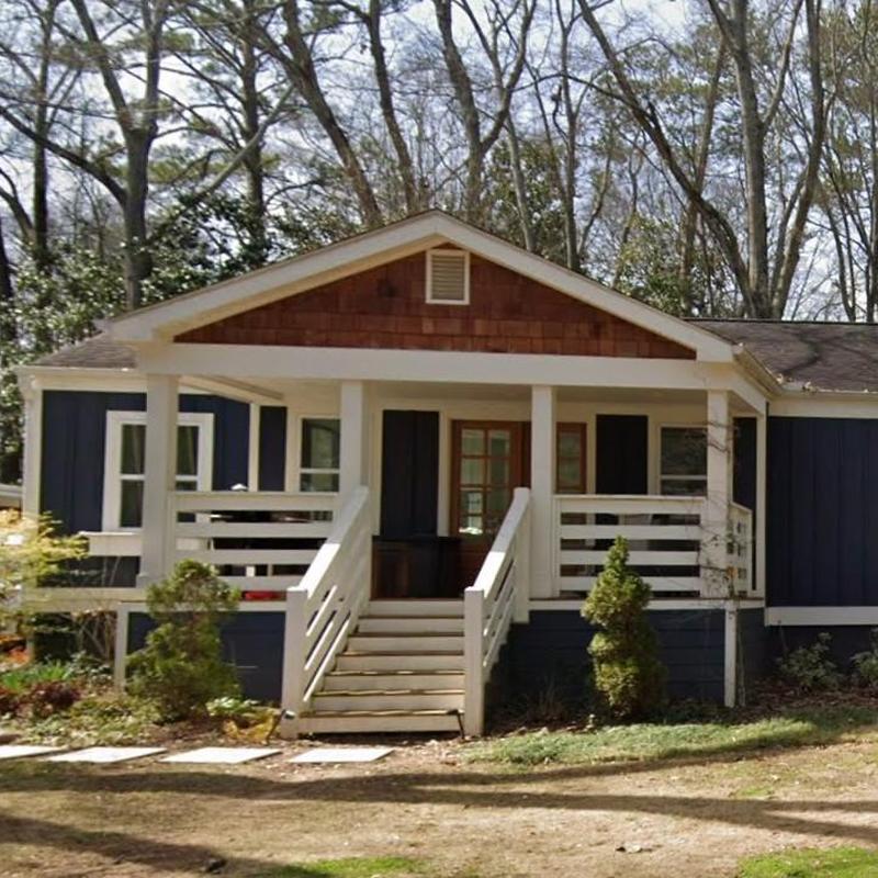 Asphalt shingle roof on renovated Smyrna home