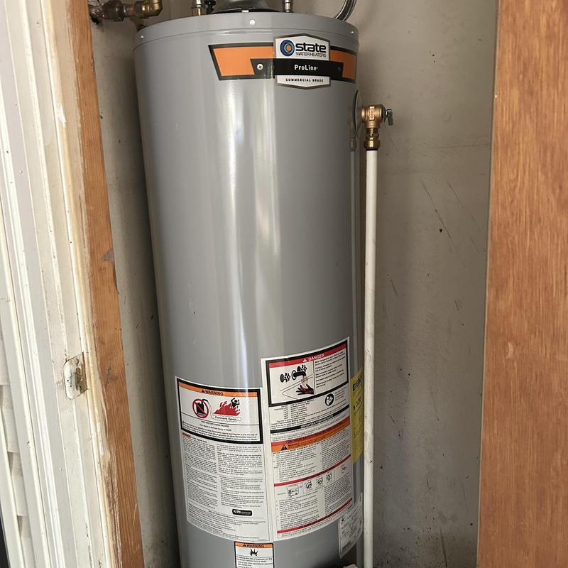 40-gallon gas water heater installation in closet 40-gallon gas water heater installation in closet