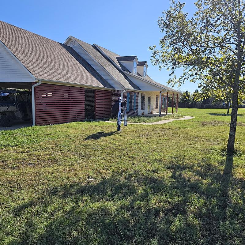 Asphalt shingle roof hail damage inspection in Terrell TX