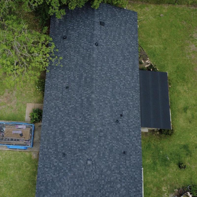Owens Corning Duration shingle roof in Highlands TX Owens Corning Duration shingle roof in Highlands TX