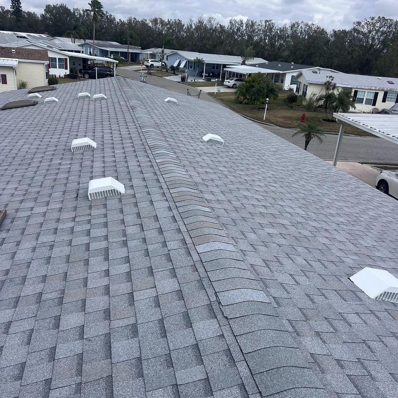 Tamko Titan XT shingle roof with vents in Florida
