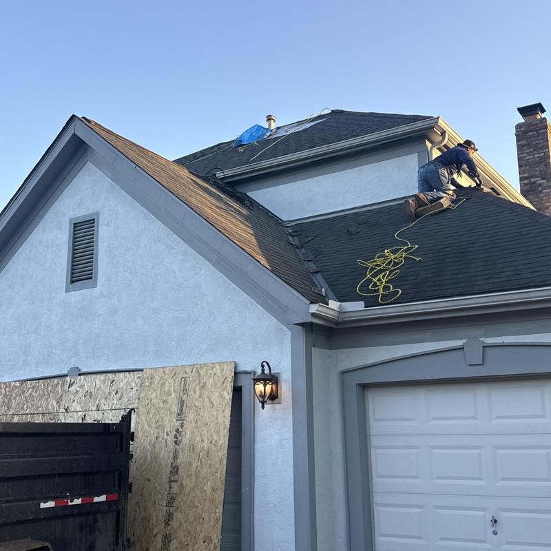 GAF roofing system installation on residential roof