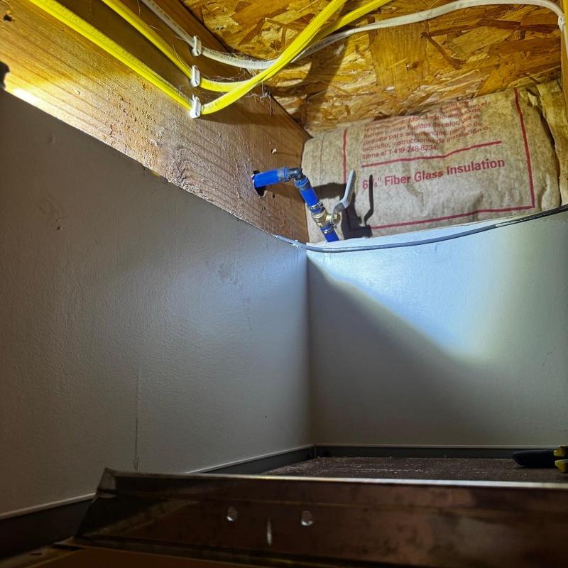 Frost free hose bib with shutoff valves installation