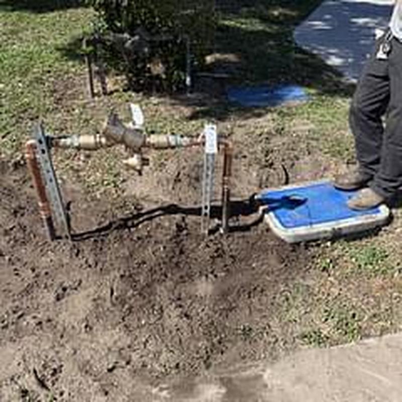 Backflow prevention device with new PVC adapter installation