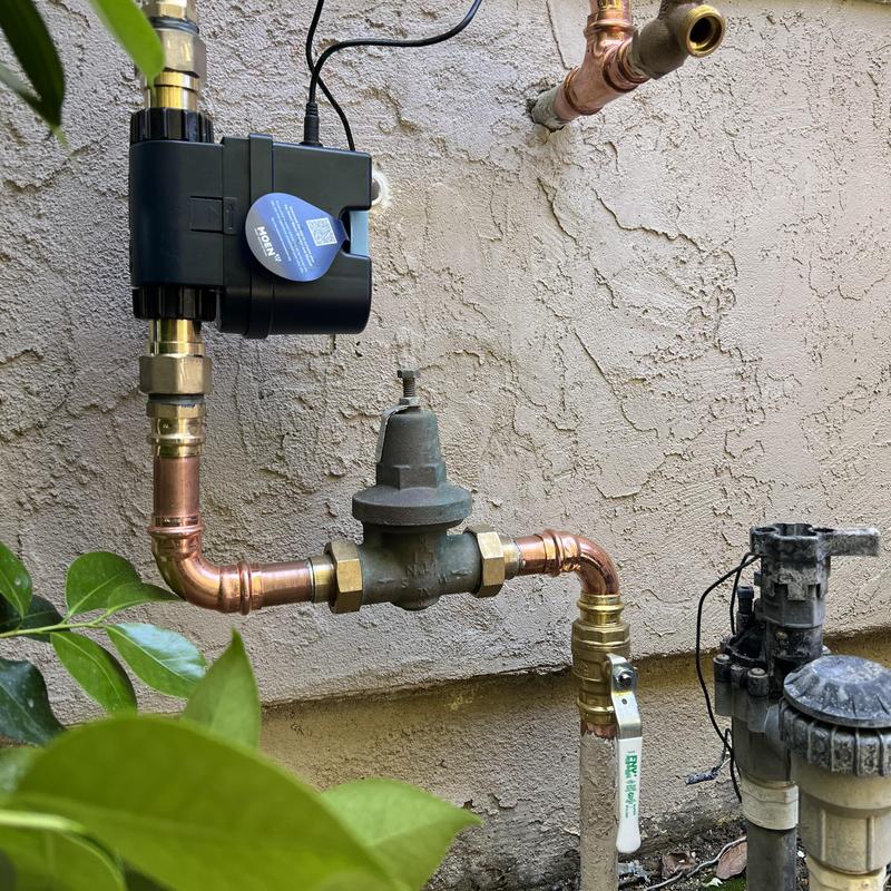Moen smart shut-off device and ball valve installation