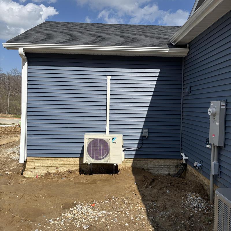 Daikin ductless mini split outdoor unit installation