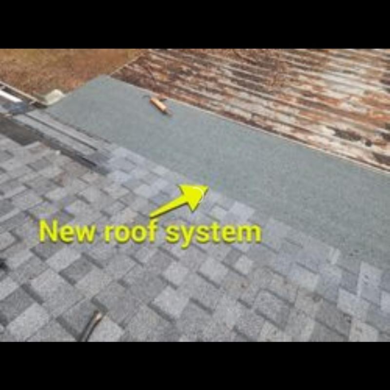 Modified bitumen roofing under shingles installation Modified bitumen roofing under shingles installation