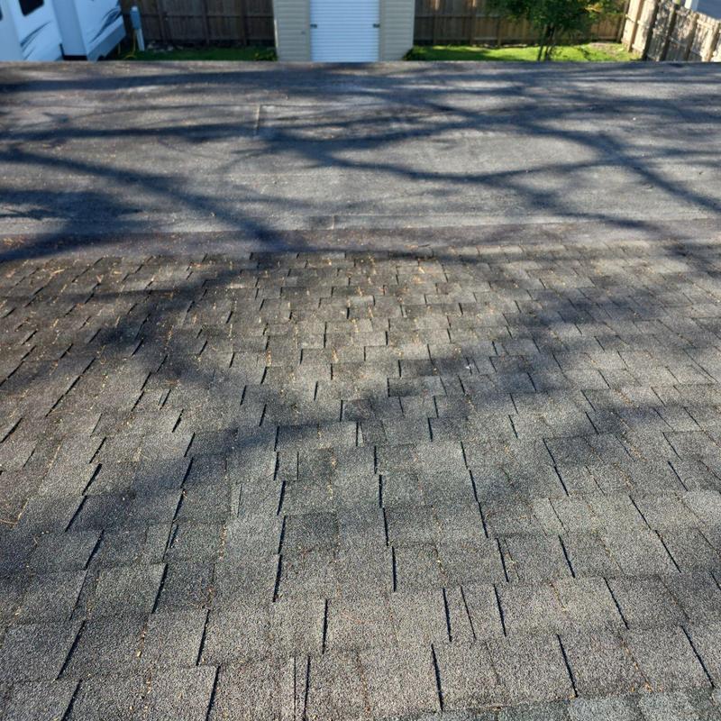 GAF Timberline HDZ shingle roof with flat roof capsheet