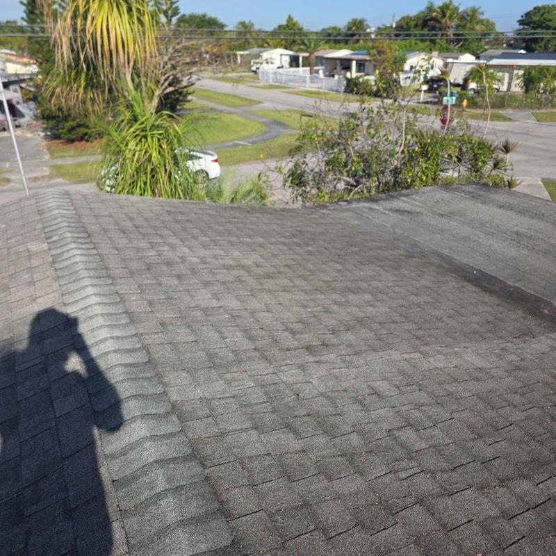 GAF Timberline HDZ shingle roof with ridge cap
