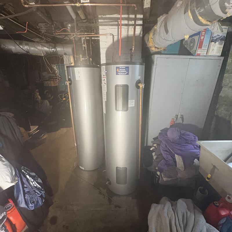 Hot water heaters in basement installation and repair