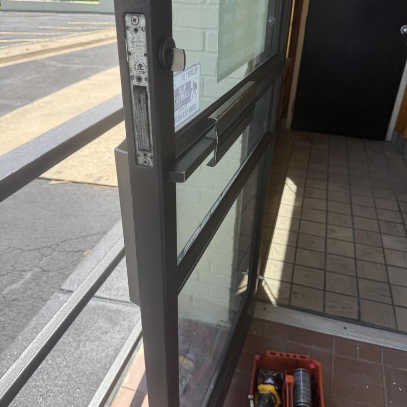 Commercial door lock rekeying and new key creation