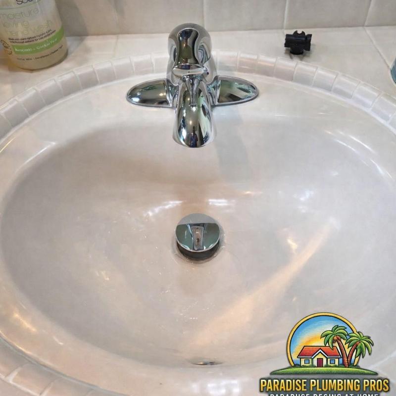 Delta bathroom faucet and Kohler click drain