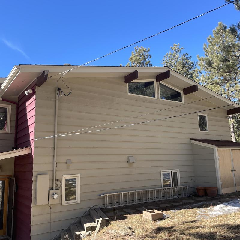 Asphalt shingle roof with ice and water shield installation