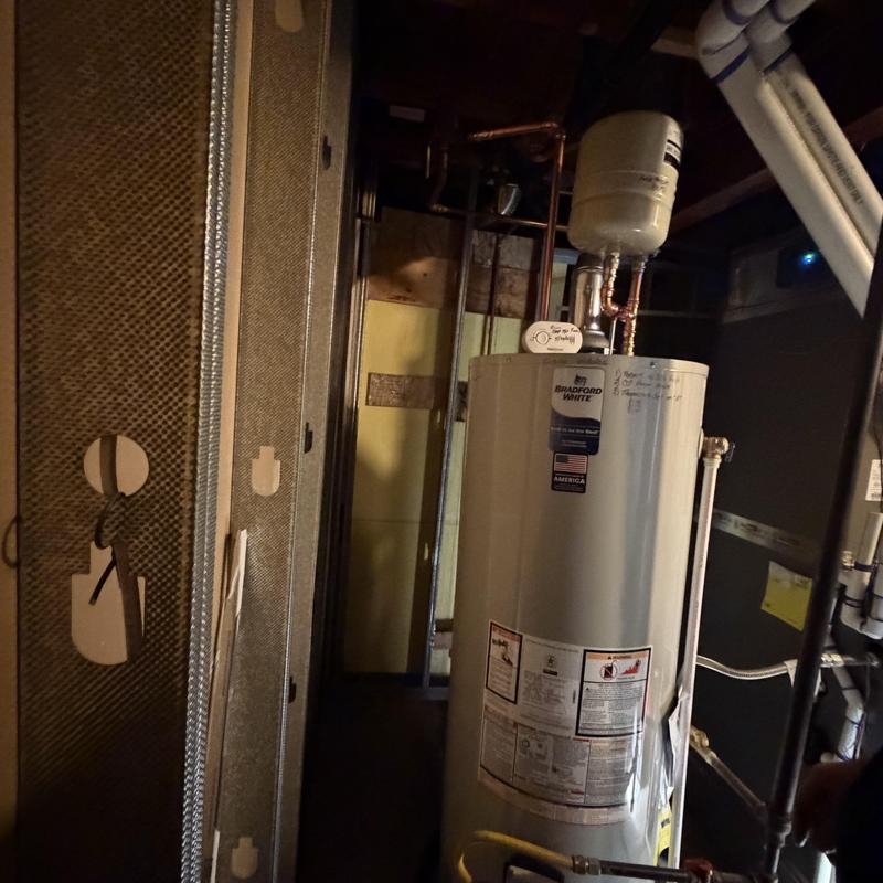 Bradford White Low Nox Water Heater Installation in Basement