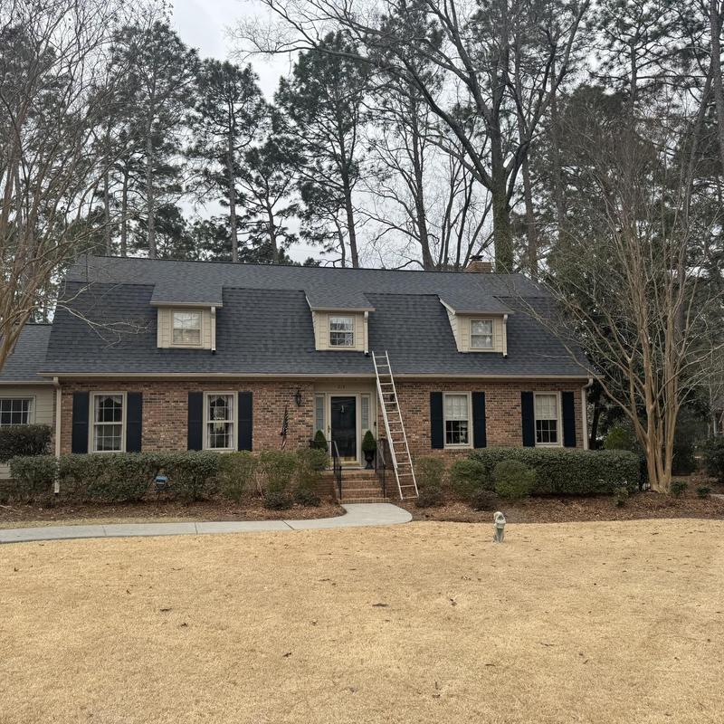 Certainteed Landmark Pro roof with ladder in Greenwood SC
