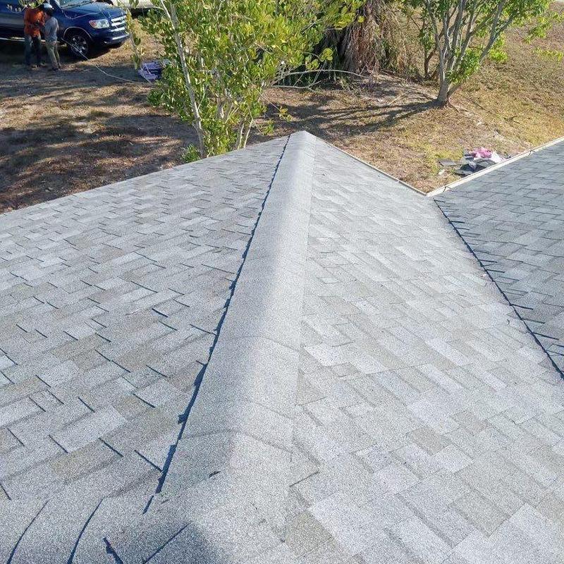 Owens Corning Duration Series shingle roof ridge detail
