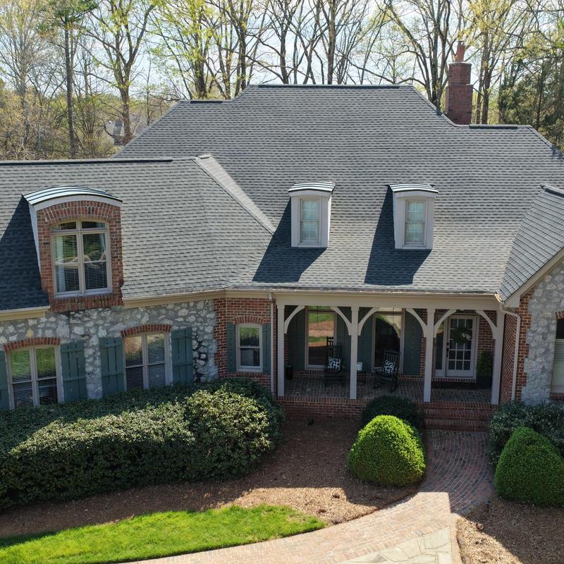 Gutter replacement with painted gutters and guards