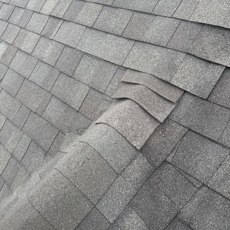 Architectural shingle roof with worn pipe boot replacement