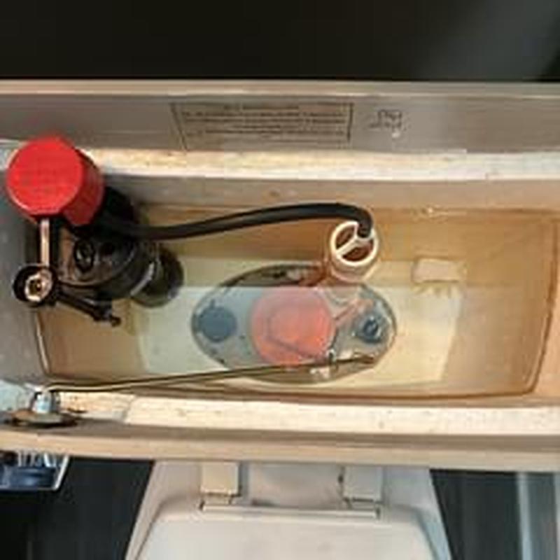 Saniflo toilet tank internal components and rebuild